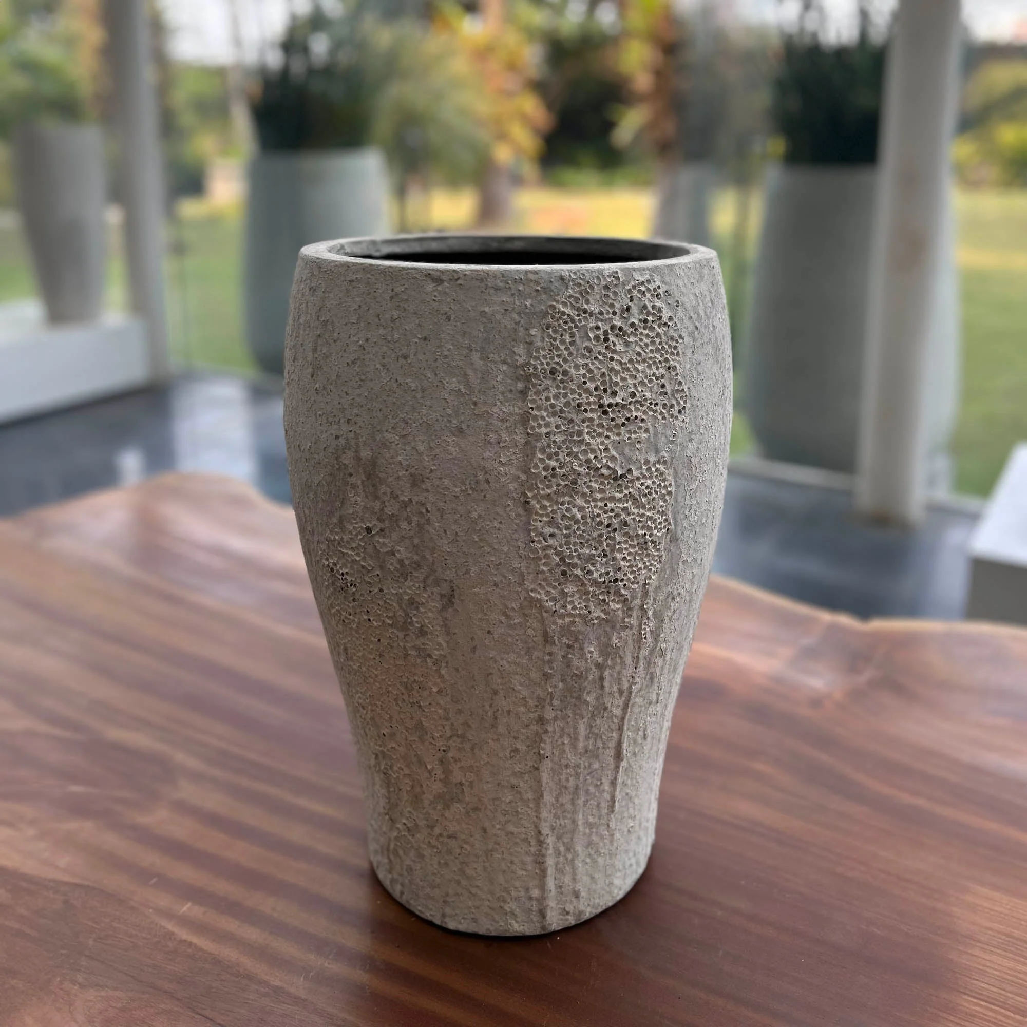 Uxmal Large Pot - Antique White - Image 2