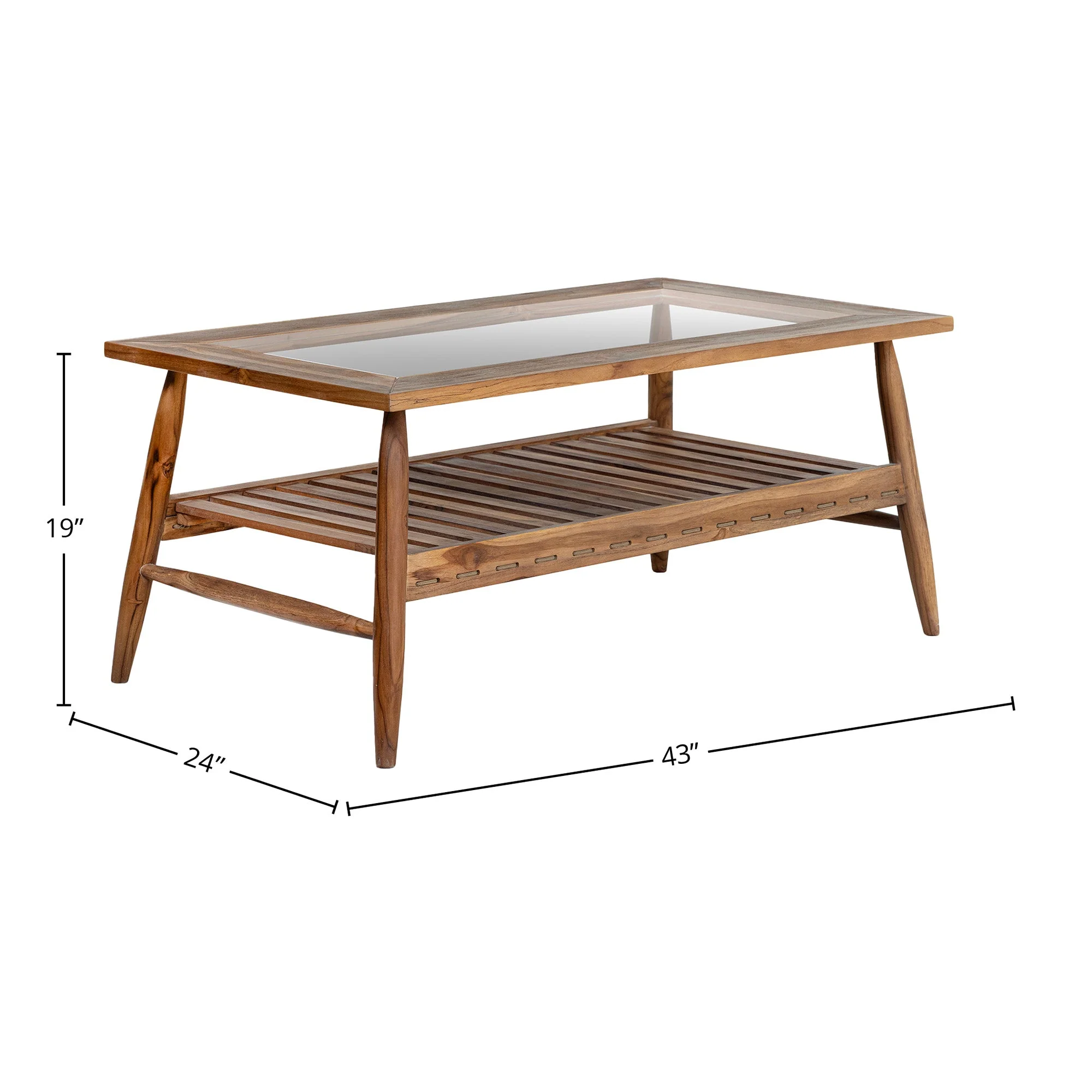 Vineyard Outdoor - Rectangular Coffee Table - Image 3
