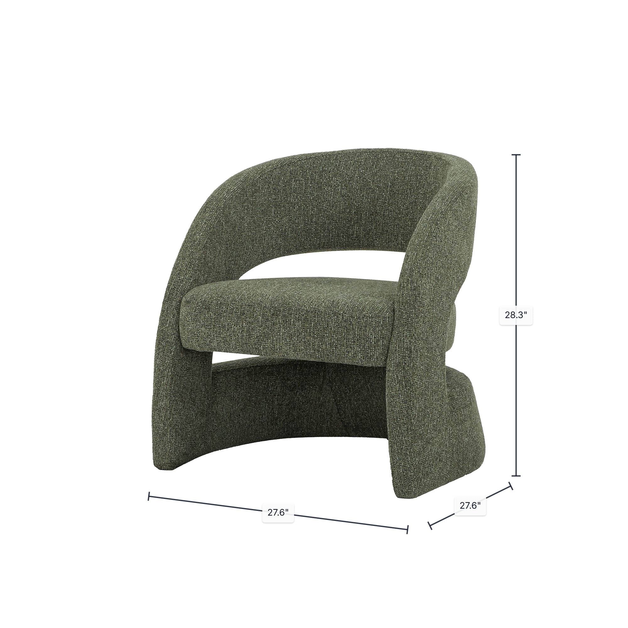 Virgo Club Chair - Verde - Image 3