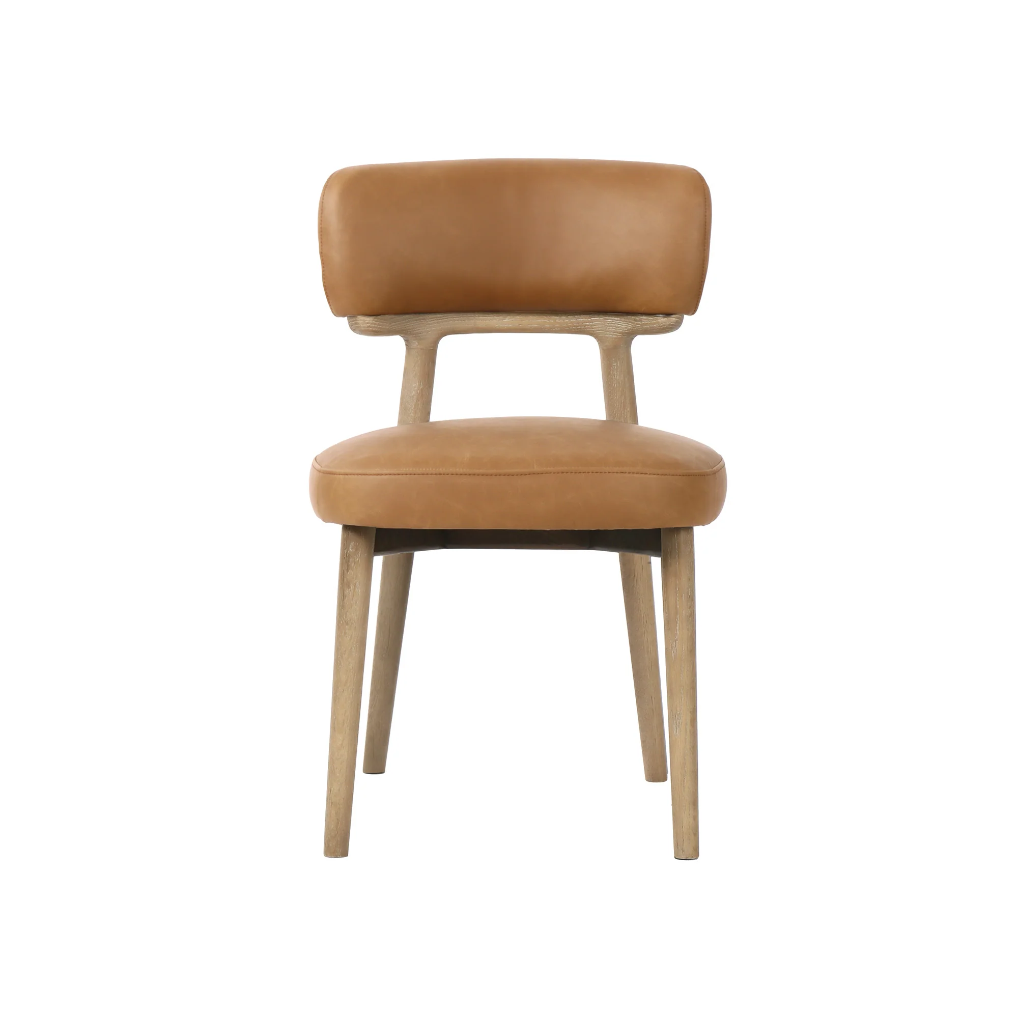 Willow Dining Chair - Tawny Leather - Image 4