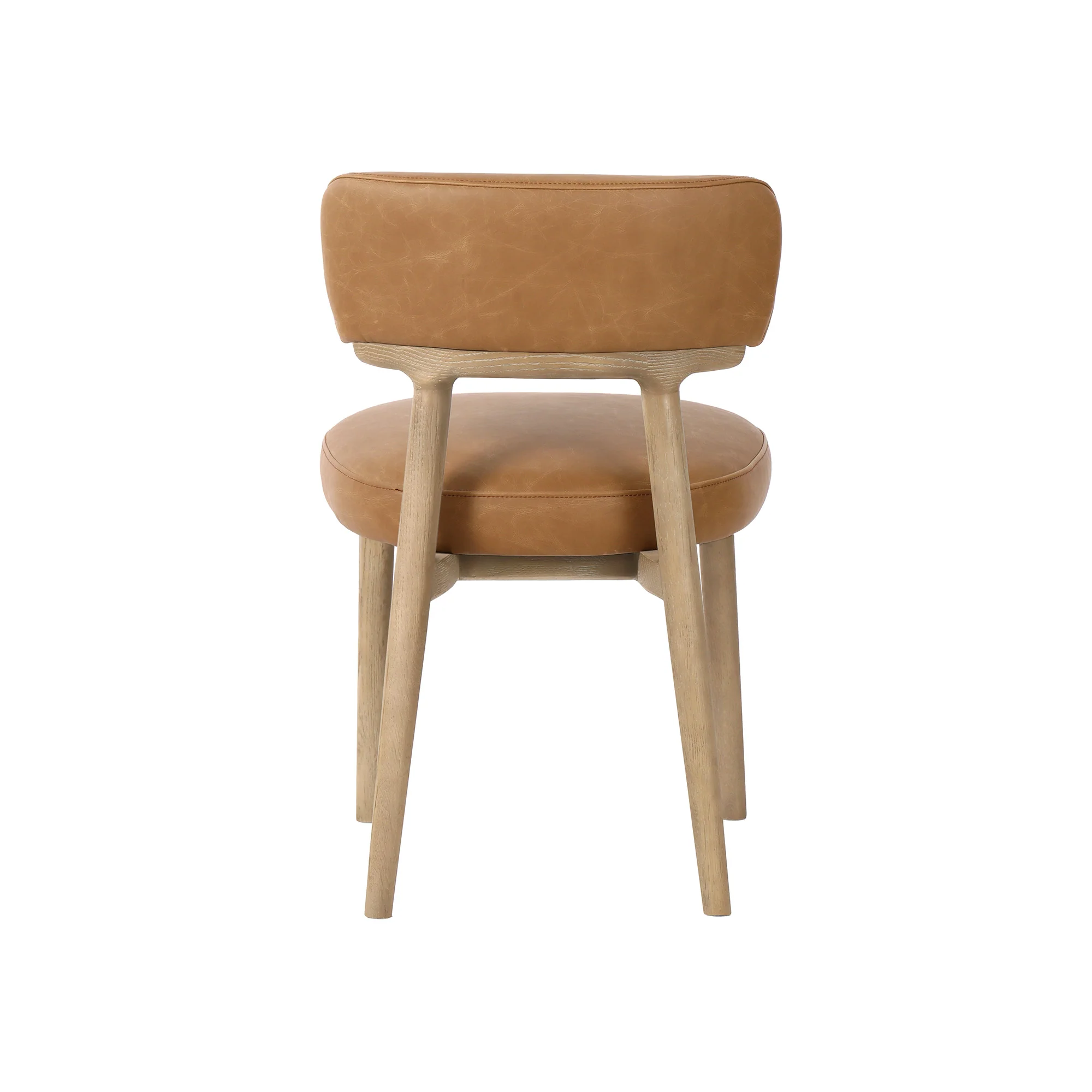 Willow Dining Chair - Tawny Leather - Image 6