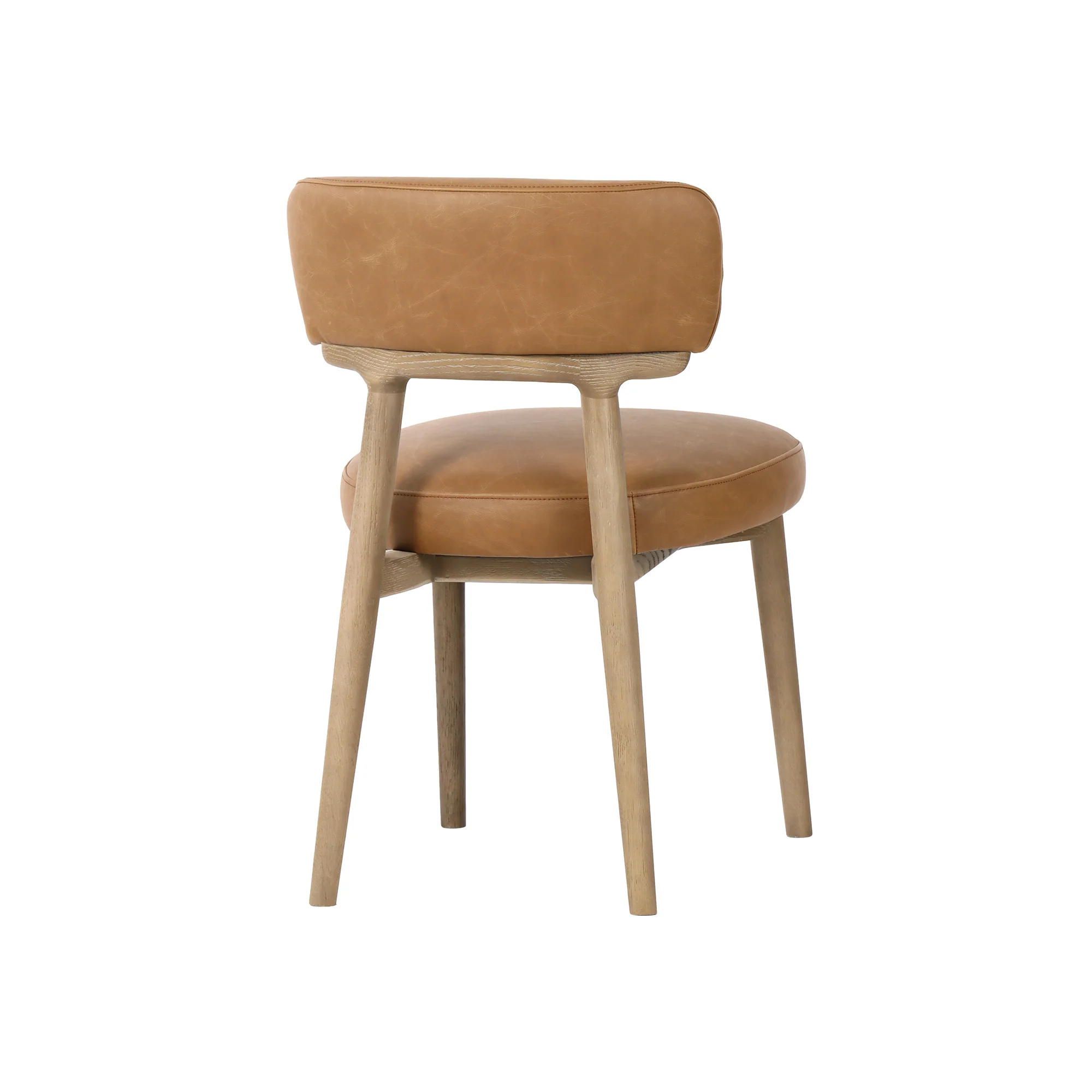 Willow Dining Chair - Tawny Leather - Image 7