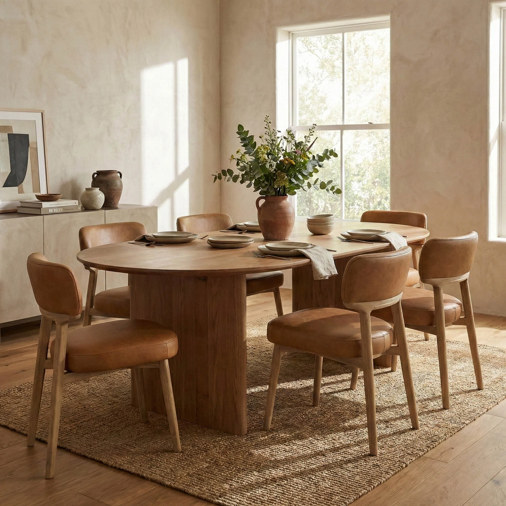 Willow Dining Chair - Tawny Leather - Image 8